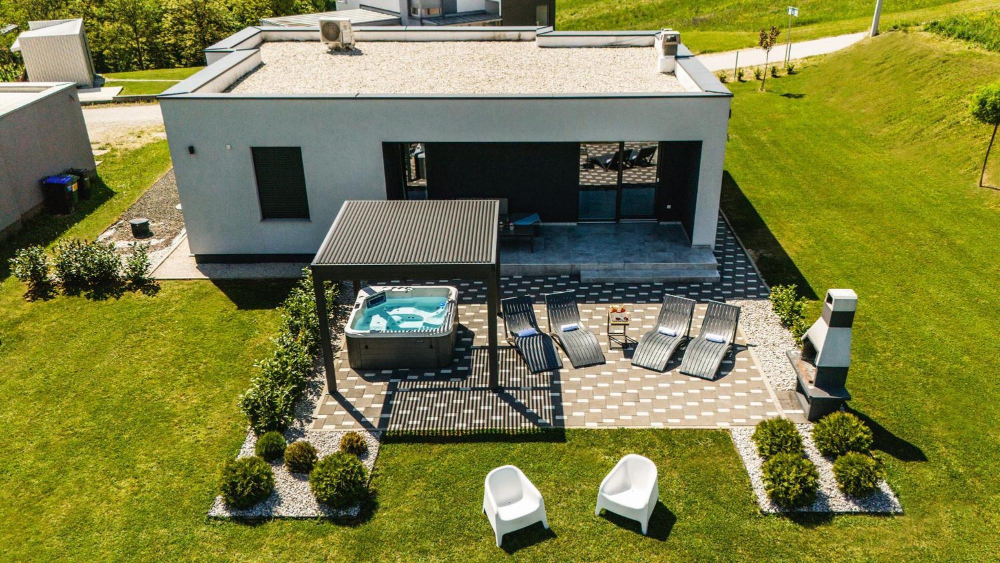 K Relax Place, Varazdinske Toplice, Modern Home With Sauna, Jacuzzi, Wifi Zewnętrze zdjęcie