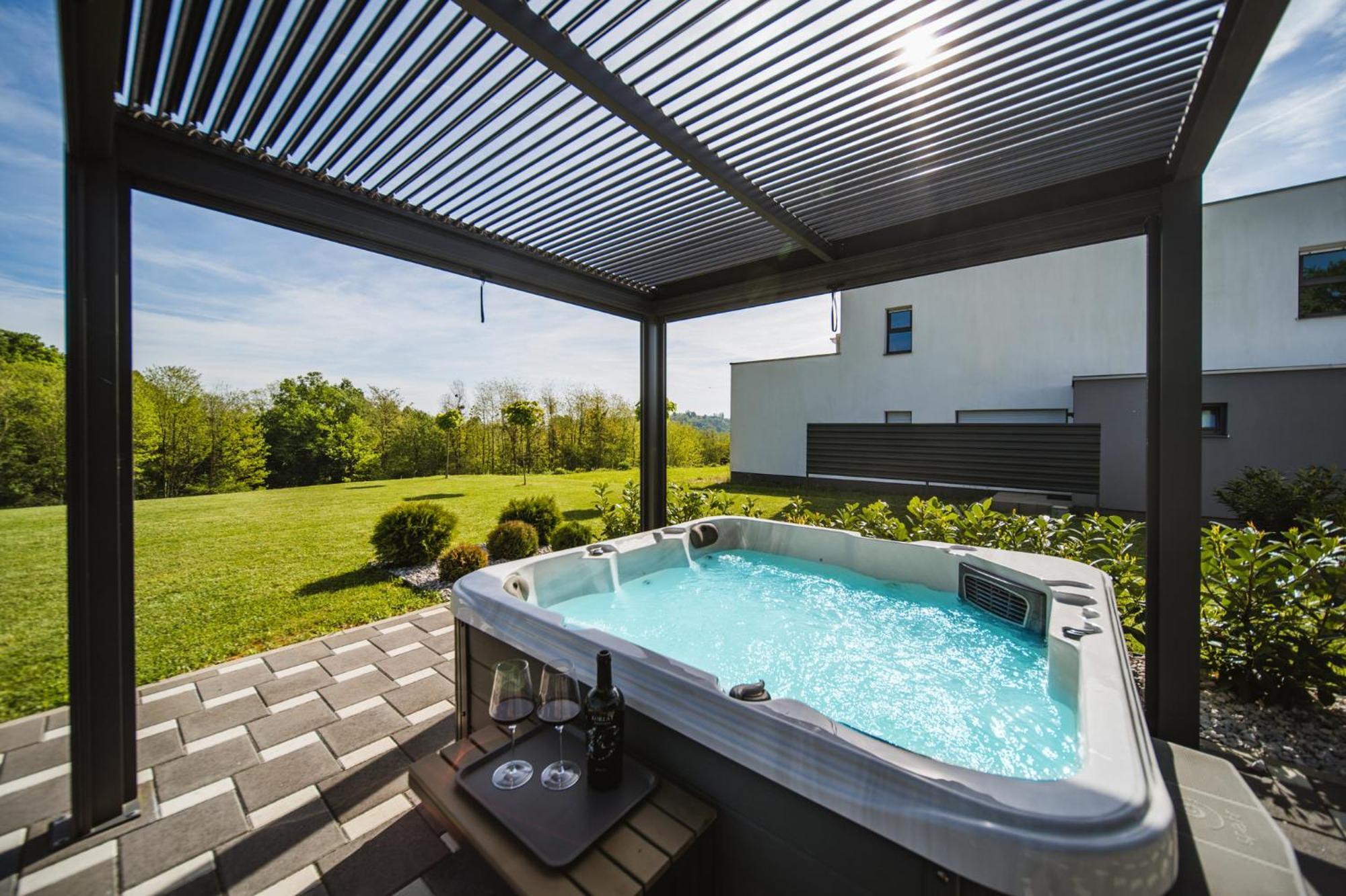 K Relax Place, Varazdinske Toplice, Modern Home With Sauna, Jacuzzi, Wifi Zewnętrze zdjęcie